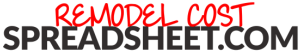 Remodel Cost Spreadsheet Logo